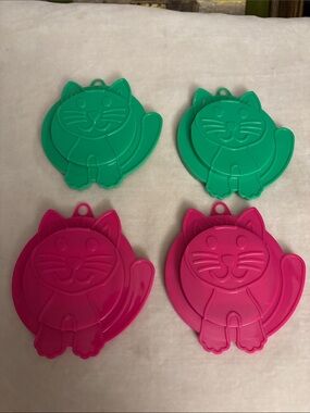 Set of 4 Kitty Kap Cat Food Can Covers